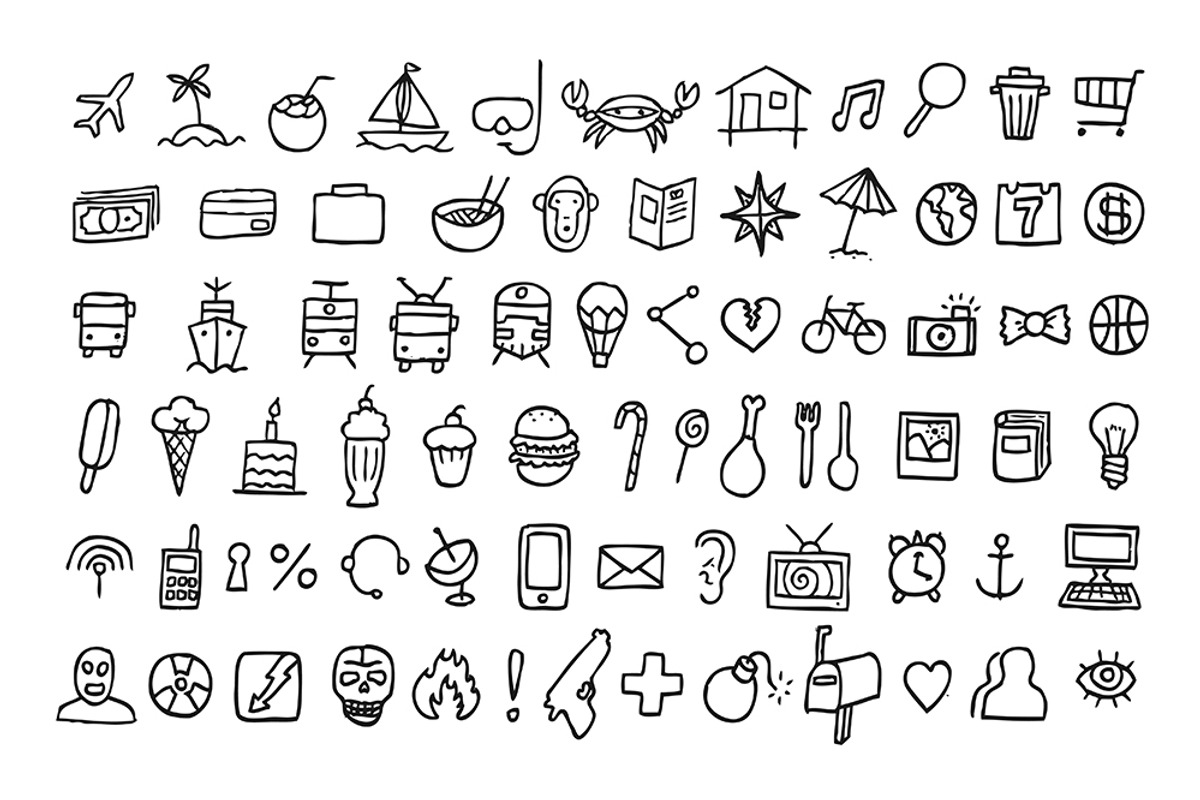 ICONS. Doodle set, an Outline Icon by WINS Doodle shop (Photo 2 of 2)