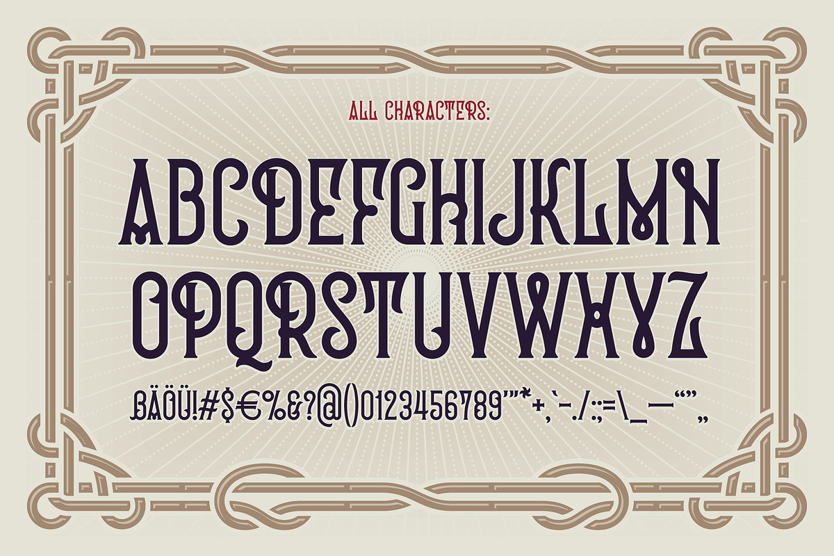 Fisherman's Knot. Font & Graphics preview 3