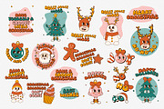 Merry Groovy Christmas Collection, a Seasonal Illustration by Alla's Creations (Thumbnail 4 of 13)