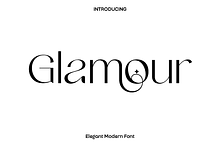 Glamour - Elegant Display Font
