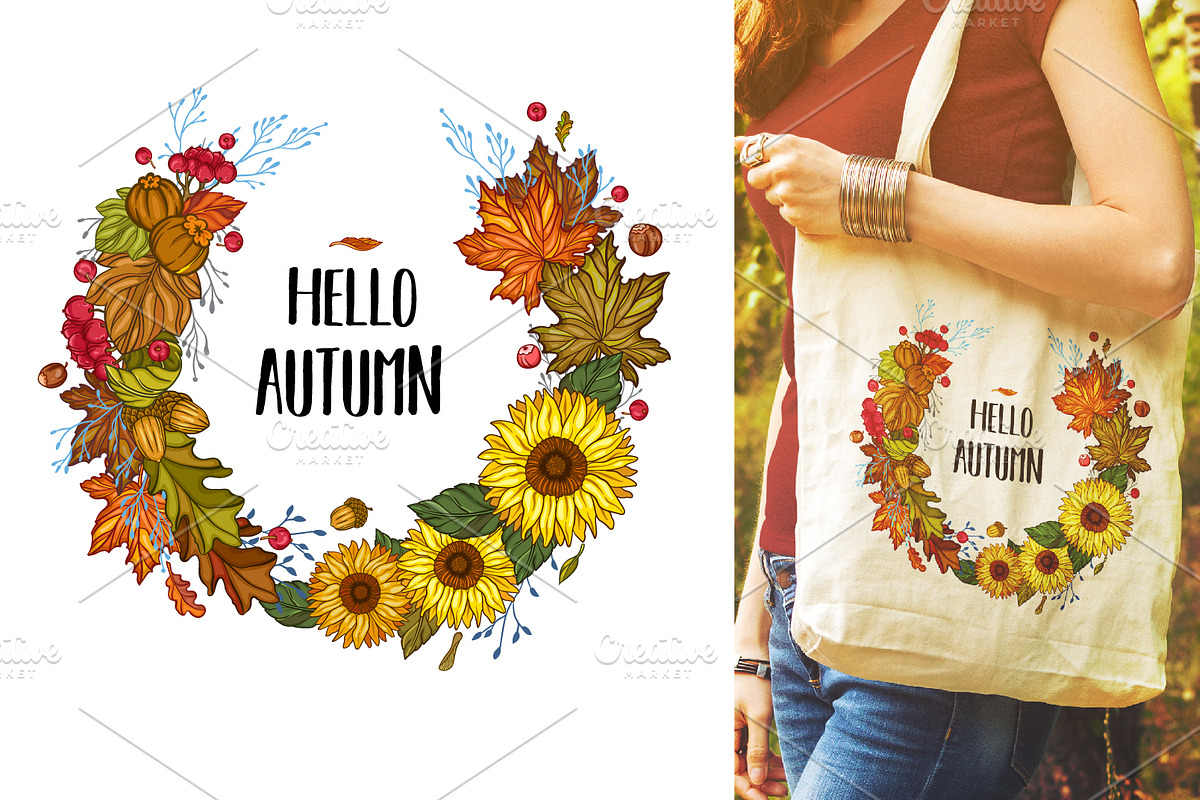 Hello Autumn Collection, a Decorative Illustration by VioSilent (Photo 7 of 10)