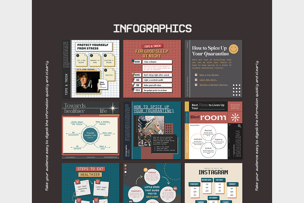 Instagram Engagement Retro CANVA, a Social Media Template by Analogi Studio (Photo 13 of 24)