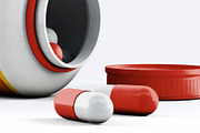Pills Bootle Mockup, an Advertising Mockup by Hubzway (Thumbnail 5 of 7)