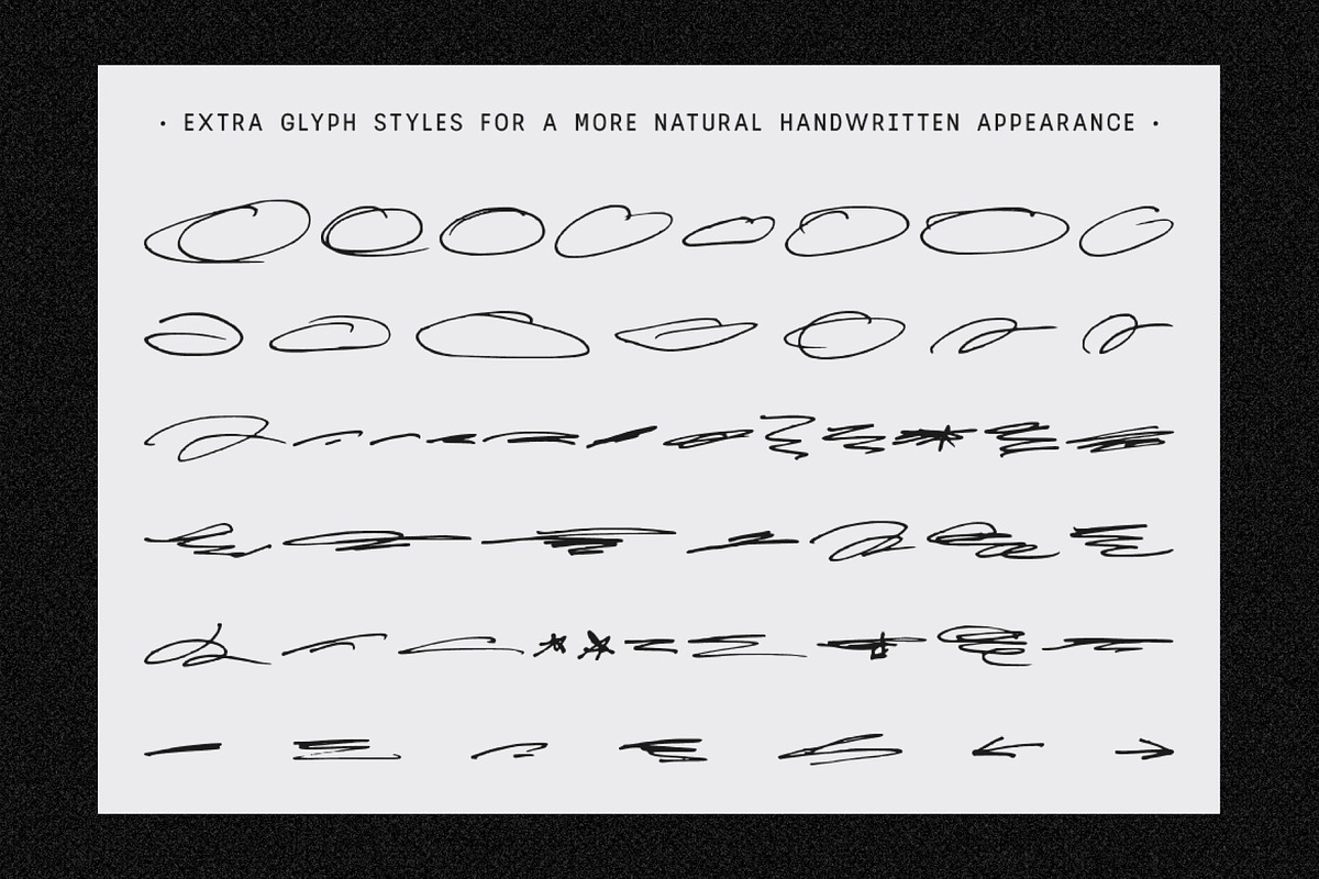 Archive Scribble, a Handwritten Font by Prioritype Co (Photo 9 of 10)