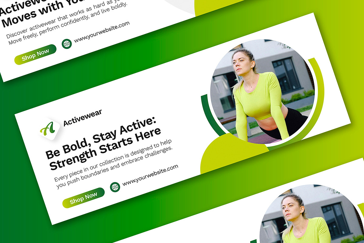 Activewear - Facebook Cover, a Social Media Template by Esensifiksi.studio (Photo 3 of 3)
