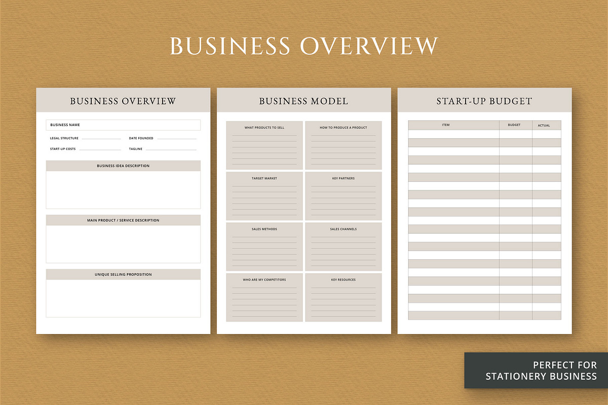 Business planner, a Stationery Template by Anatartan Design (Photo 2 of 7)