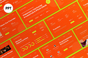 Orange Business Investment PPT, a Presentation Template by graphicook (Thumbnail 1 of 4)