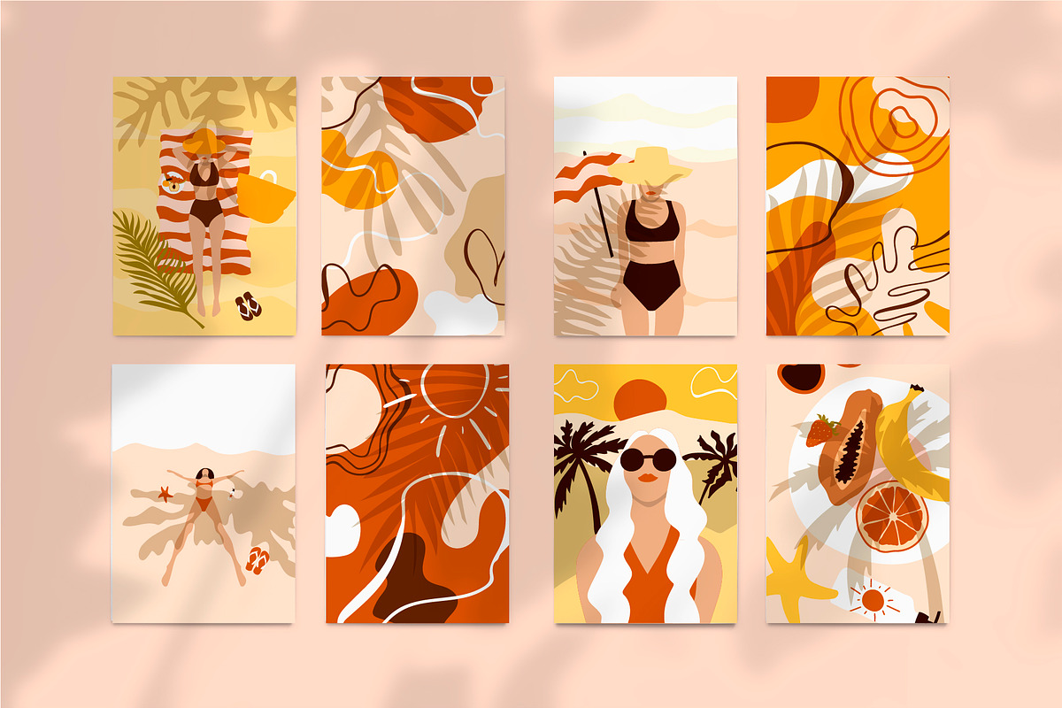 PARADISE — Summer graphic collection, an Illustration by adwintash (Photo 10 of 20)