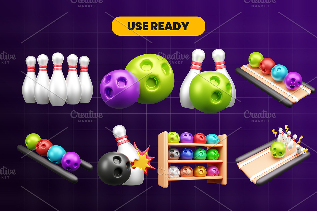 Sports 3d Icon Pack, an Object 3D Model by Ui Stock (Photo 4 of 6)