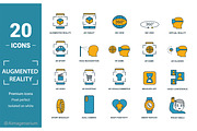 Augmented Reality Two Color Icon Set, an Object Graphic by Aimagenarium@gmail.com (Thumbnail 1 of 3)