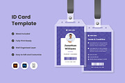 2 Set ID Card Template Design V1, a Card Template by twinstd (Thumbnail 1 of 2)