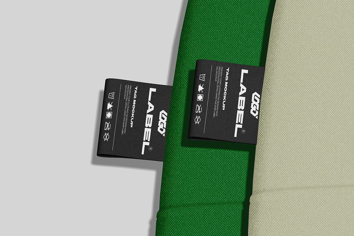 Shirt Label Tag Mockup, a Shirt Mockup by Permadi Creative (Photo 2 of 5)
