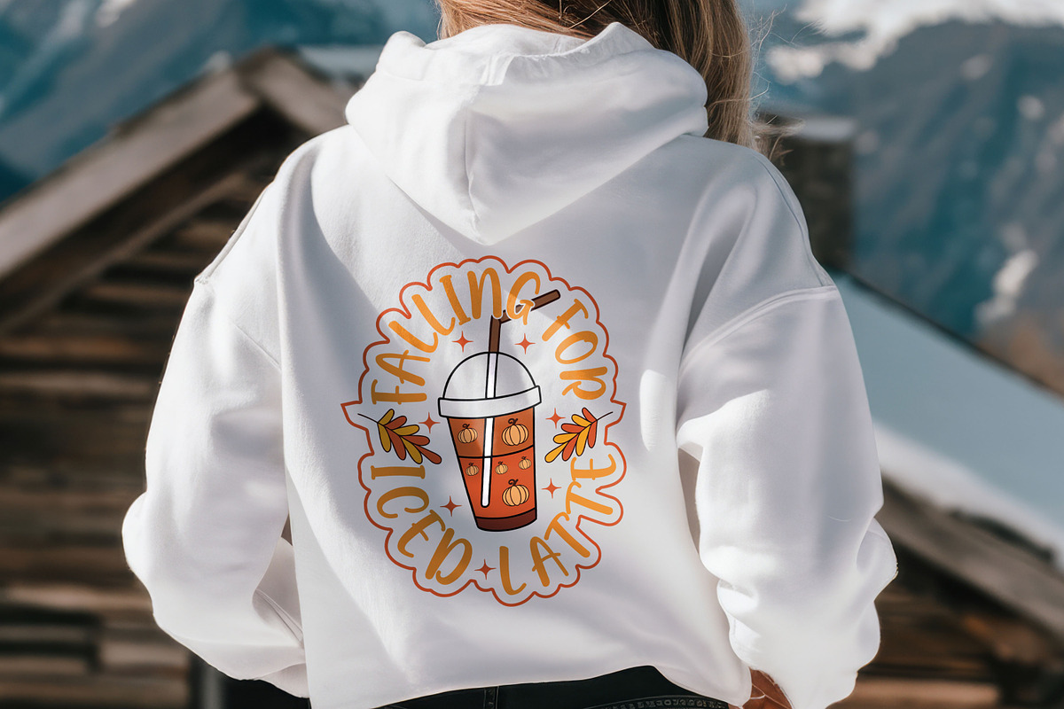 Falling For Iced Latte SVG Halloween, a Graphic by mh_arif (Photo 3 of 4)
