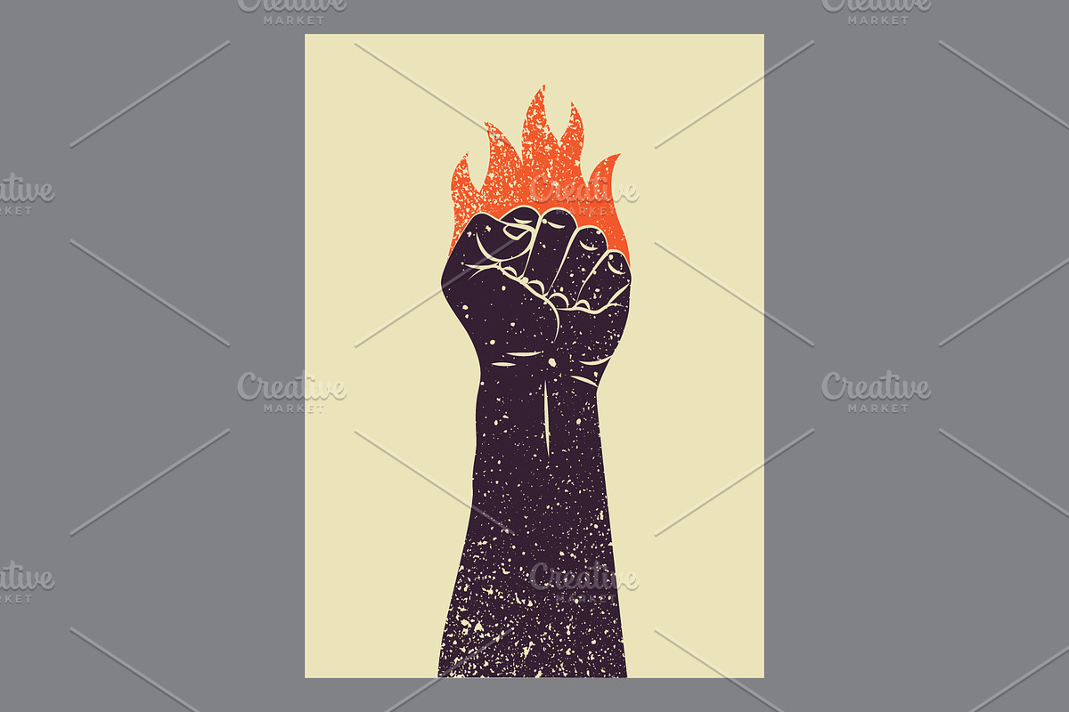 Boxing grunge vector poster set., a Sport Illustration by PoPaShop (Photo 9 of 9)