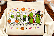 Halloween Pickle Costume PNG, a Seasonal Illustration by OK Design (Thumbnail 4 of 5)