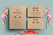 Wedding Invitation Set, an Invitation Template by TemplateCrafts (Thumbnail 2 of 4)