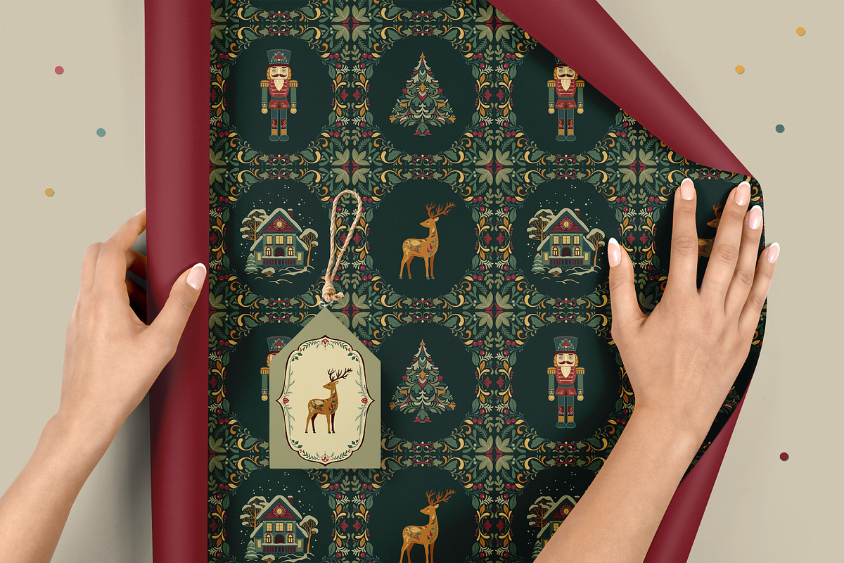 Christmas Ornate Frames & Patterns, an Object Graphic by Molly art (Photo 14 of 14)