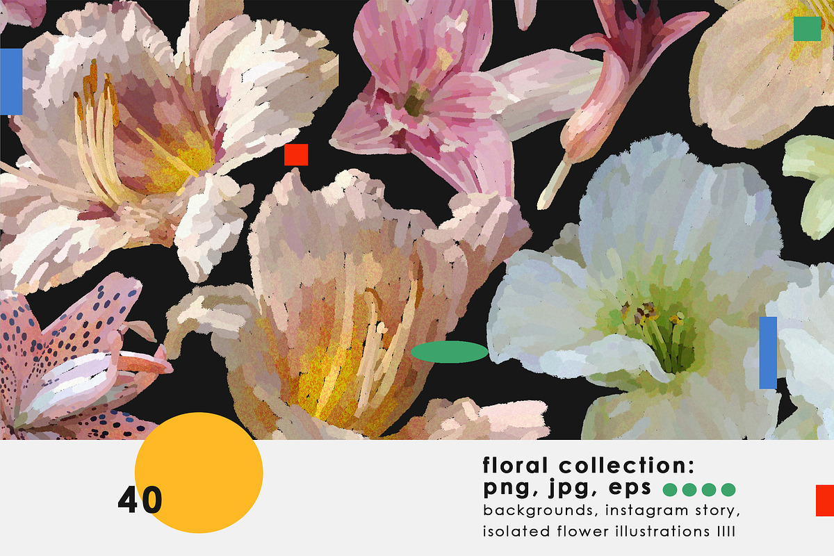 Vintage Flowers Collection, an Object Graphic by Anny (Photo 1 of 17)