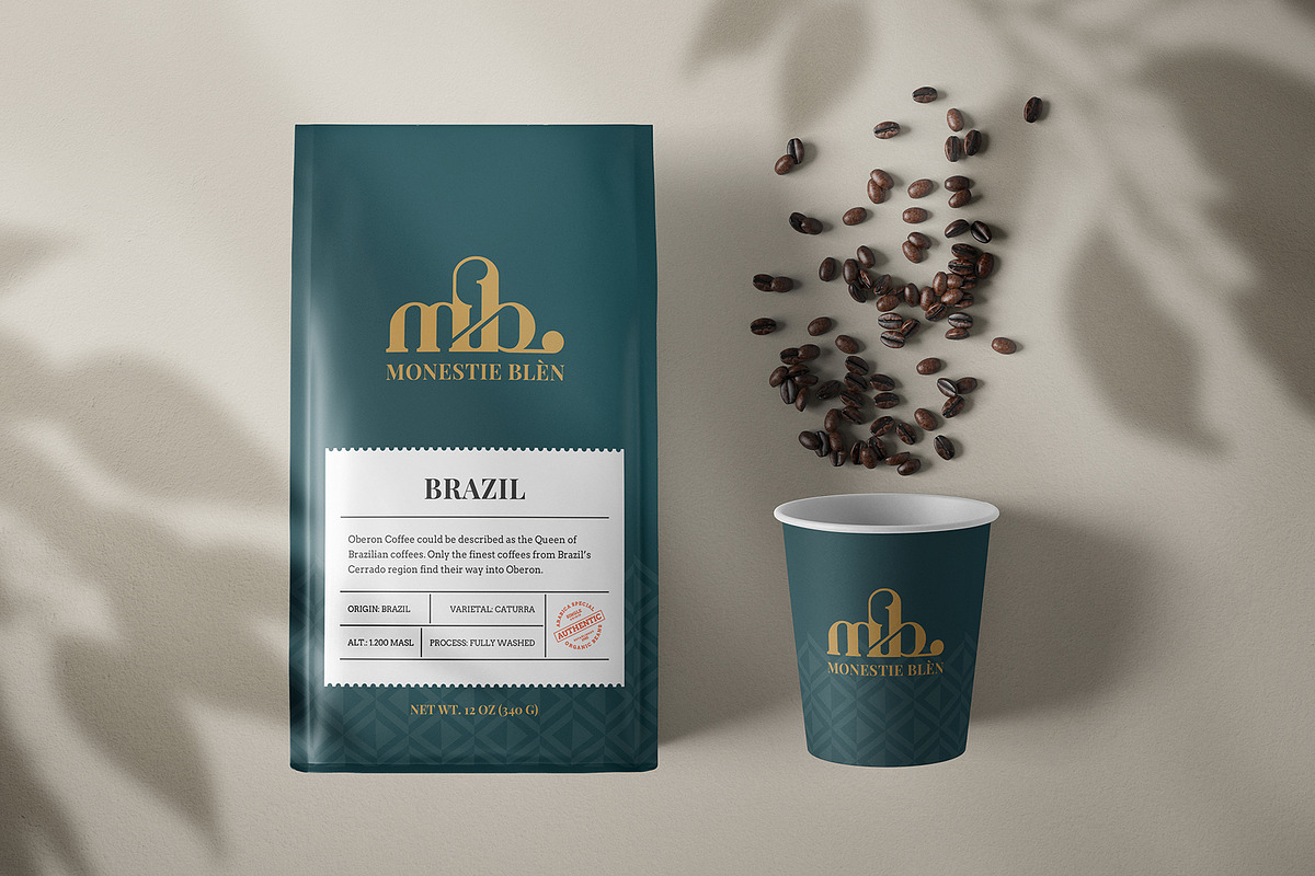 Monestie Blen Coffee Bag Ai, a Marketing Template by fisihsani (Photo 5 of 6)