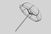 Beach Umbrella, an Object 3D Model by fahad121 (Thumbnail 7 of 7)