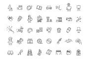 Art and Сulture line icons, an Outline Icon by Tettygreen (Thumbnail 3 of 3)