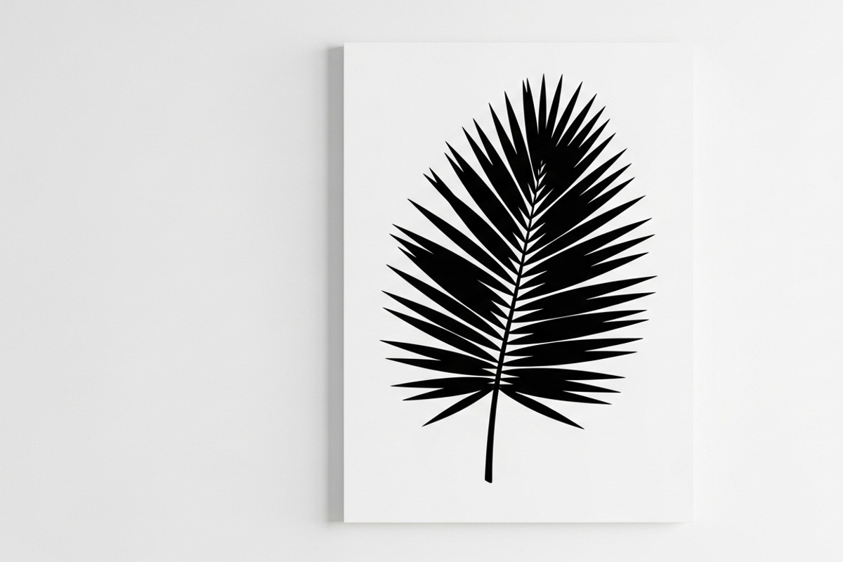 Stylish tropical palm wall decor, an Illustration by Amazin_art (Photo 24 of 33)