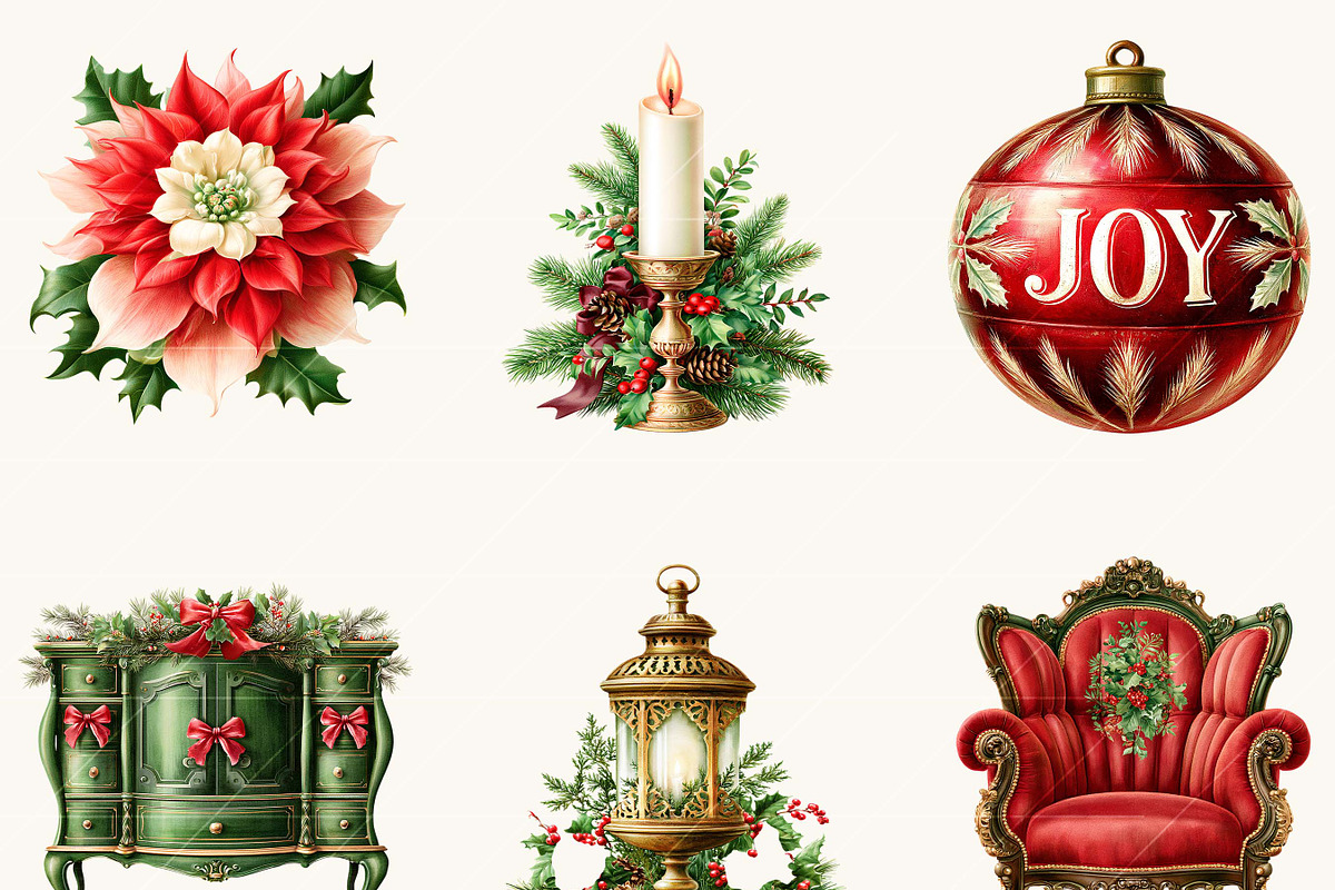 Christmas Elves Clipart Bundle, a Seasonal Illustration by BusyDaydesign (Photo 6 of 9)