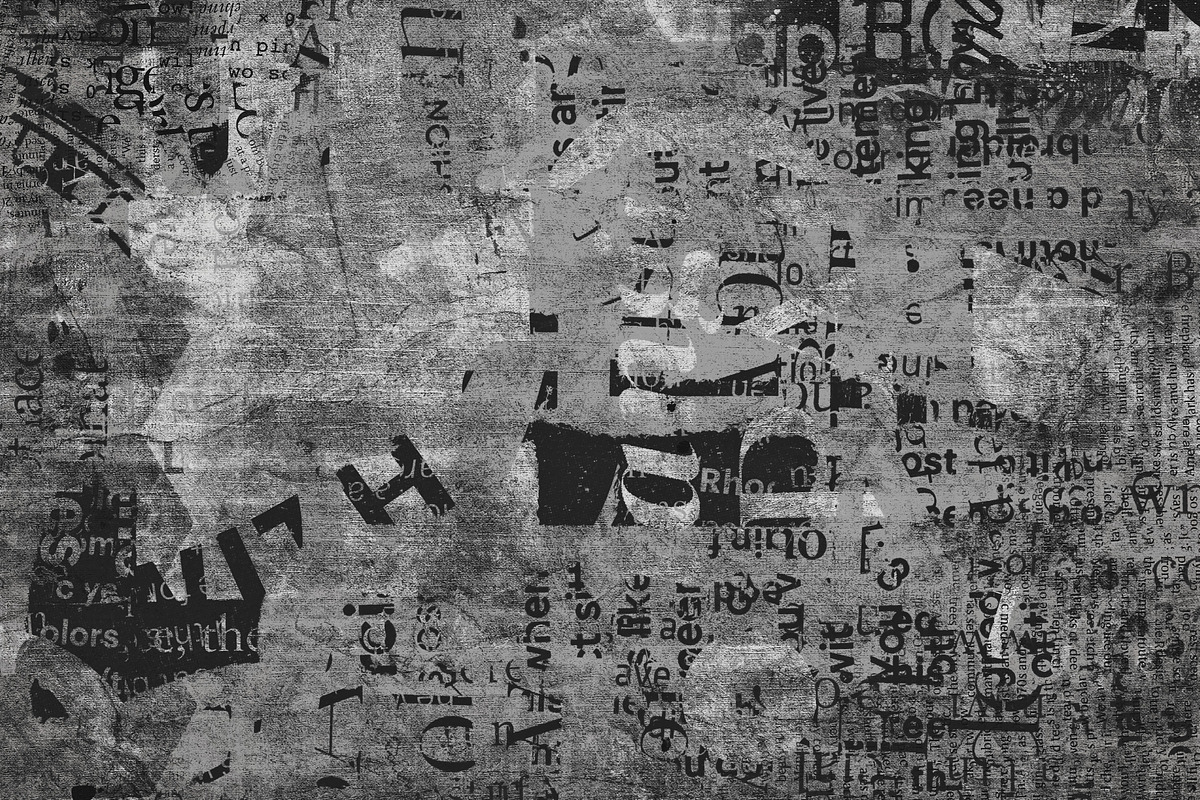 Text Collage Photoshop Brushes, a Brush Add-On by Heather Green Designs (Photo 10 of 12)