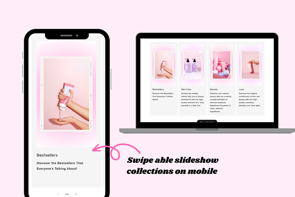 Beauty Shopify Theme, Skincare, a Shopify Template by PLANETSEL (Photo 3 of 5)