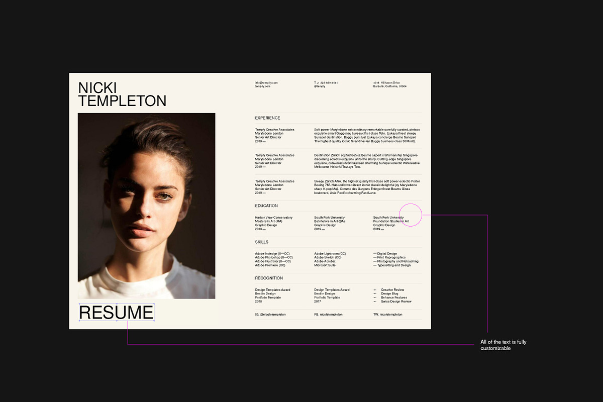 Neue Portfolio and Resume, a Brochure Template by T E M P L Y (Photo 12 of 13)