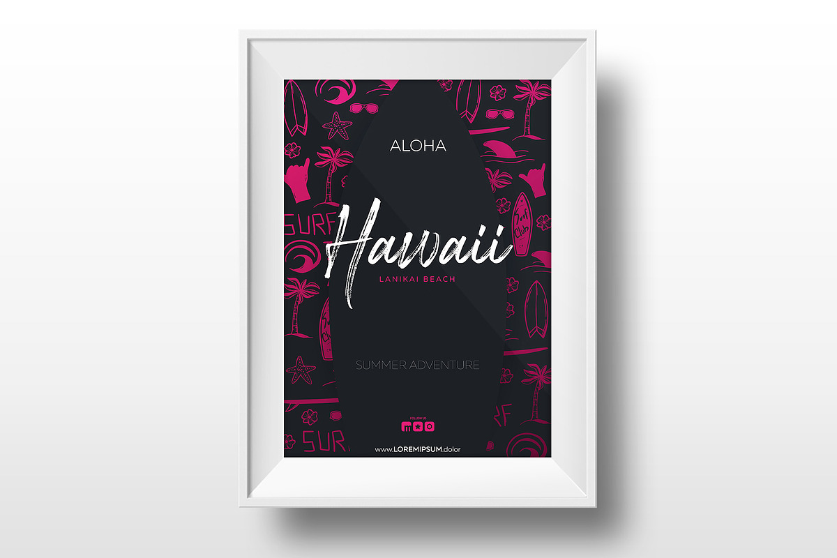 Surfing Posters, a Flyer Template by Leo Edition (Photo 4 of 9)