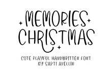 Memories Christmas - Playful Font