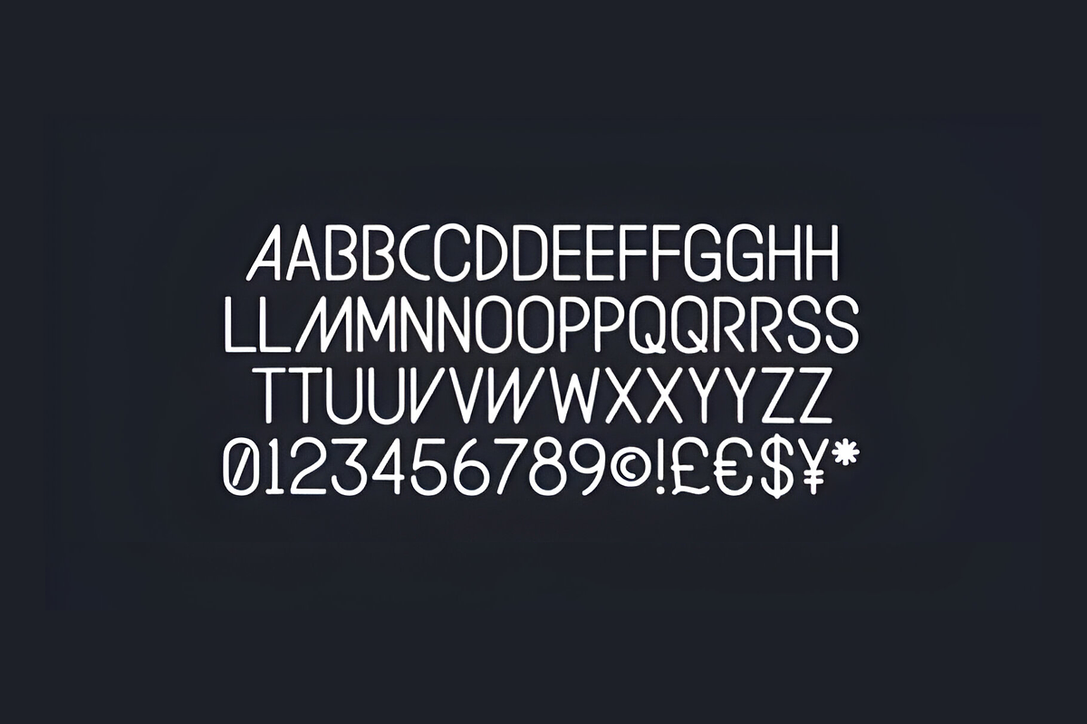 Gongo Sans Serif - 2 Fonts, a Sans Serif Font by HyperFluro (Photo 4 of 5)