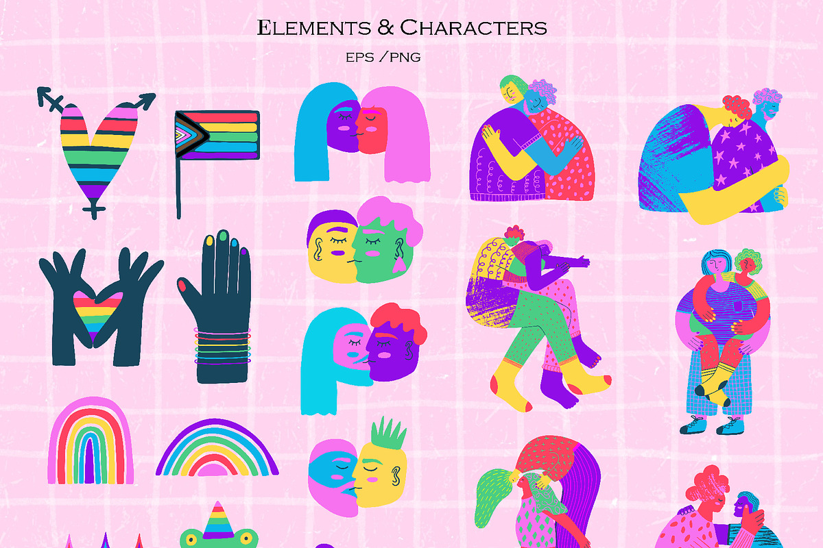 Happy pride | Vivid vibes, a Person Illustration by lexminci (Photo 7 of 8)