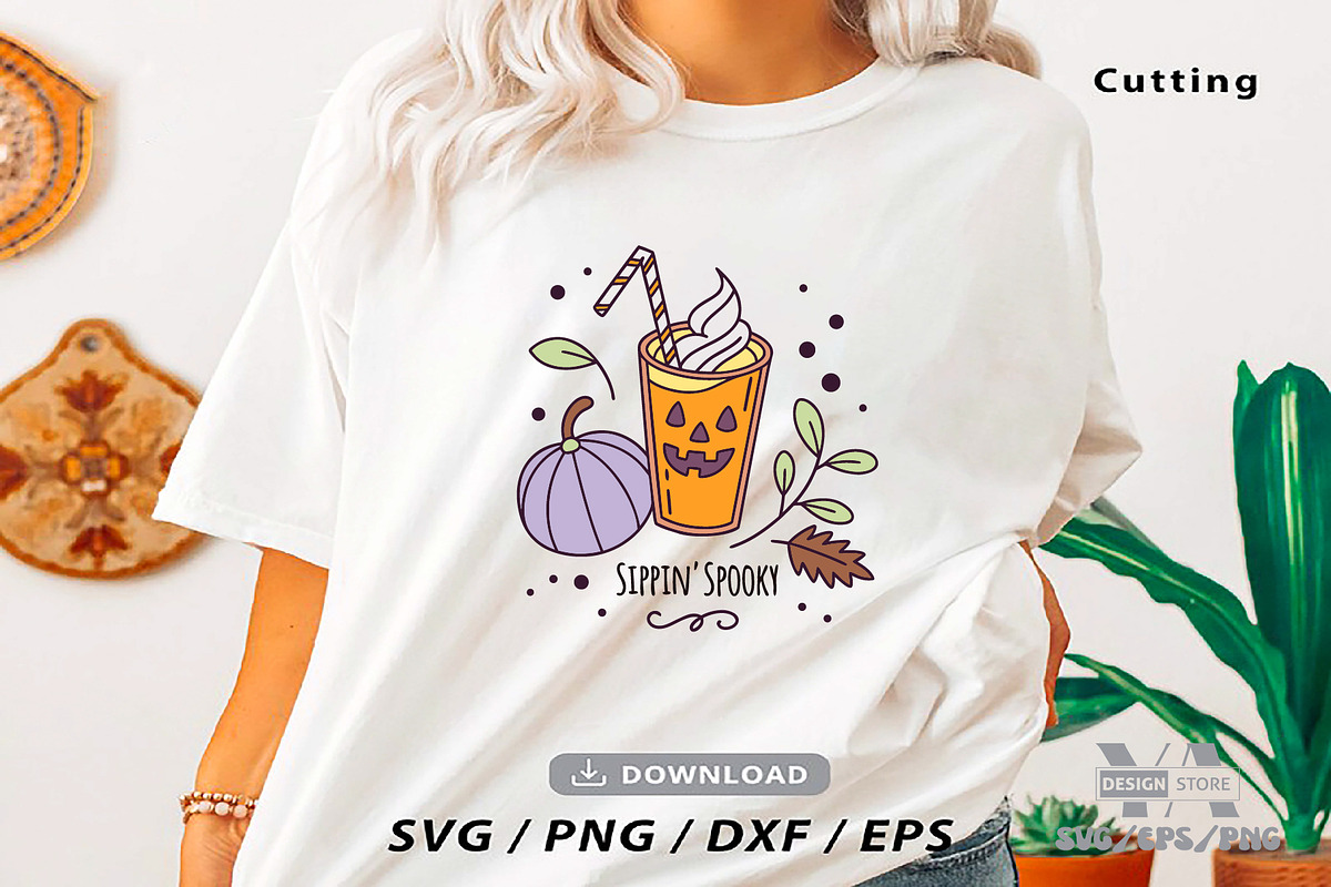 Fall Autumn Halloween Drink SVG Bund, an Object Illustration by Ya_ Design Store (Photo 5 of 9)