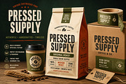 Pressed Supply, a Sans Serif Font by Art StoreID (Thumbnail 6 of 10)