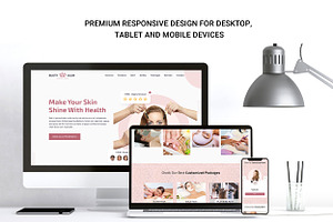 Beauty Salon Website Template HTML