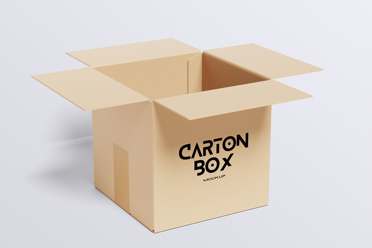 Carton Box Mockup, a Packaging Mockup by Twins_studio926 (Photo 5 of 5)