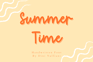 Summer Time, a Script Font by Fashion Creative
