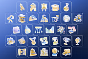 School Kids Essentials 3D Icon Pack, an Object 3D Model by Haps Space (Thumbnail 4 of 4)