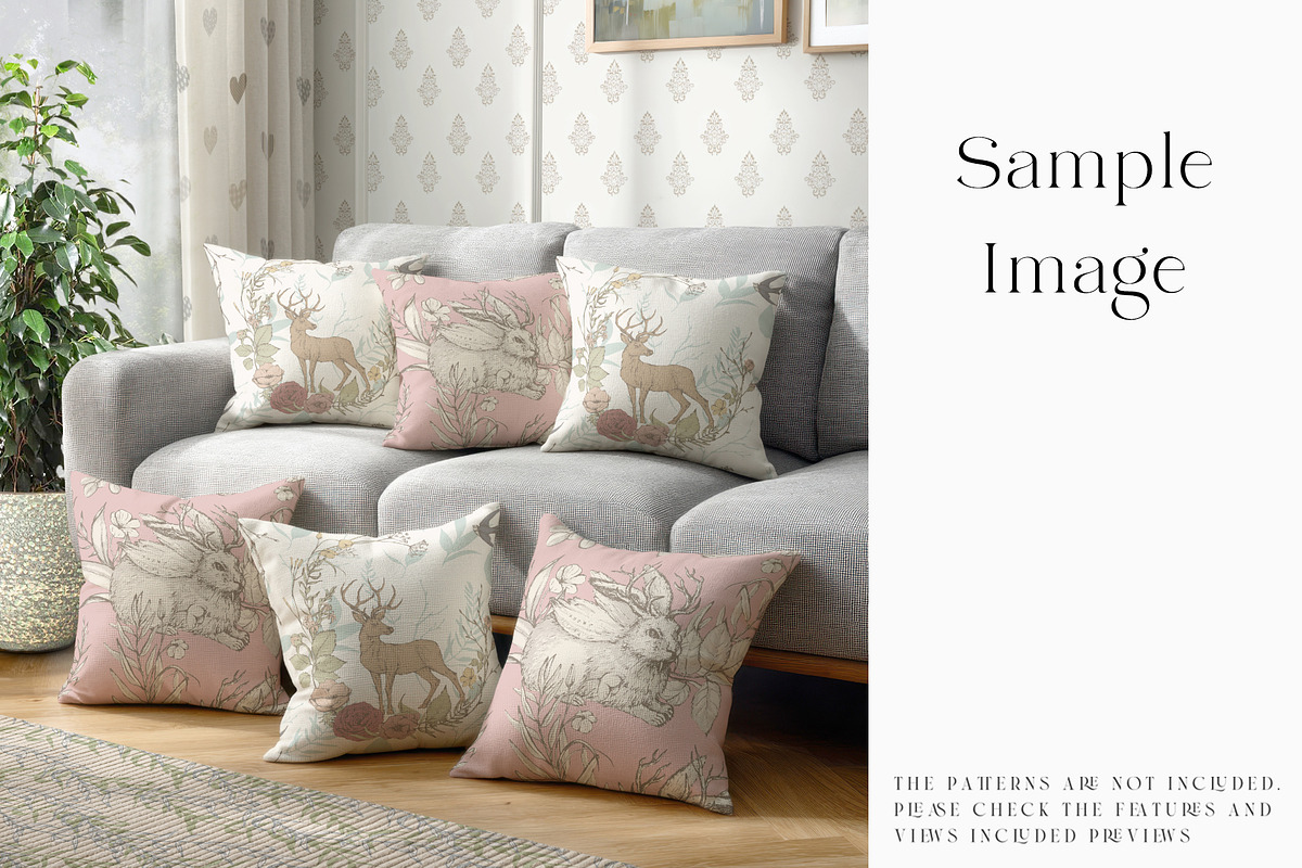 Throw Pillows Mockups, a Mockup by mock-ups (Photo 19 of 21)