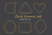 Geometrical Gold Frames, an Illustration by Annakristal (Thumbnail 2 of 3)