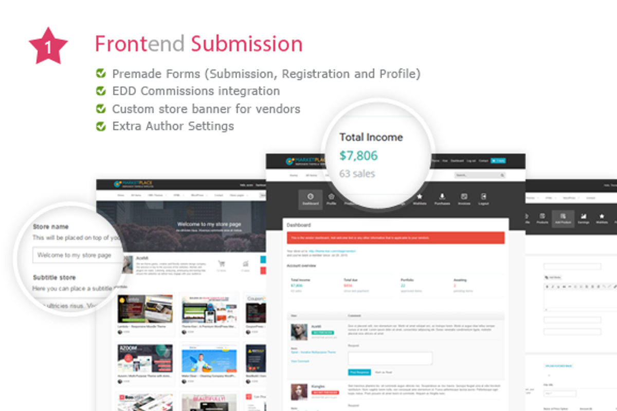 Wordpress Marketplace Theme, a WordPress Template by Theme :: Kiwi (Photo 4 of 16)