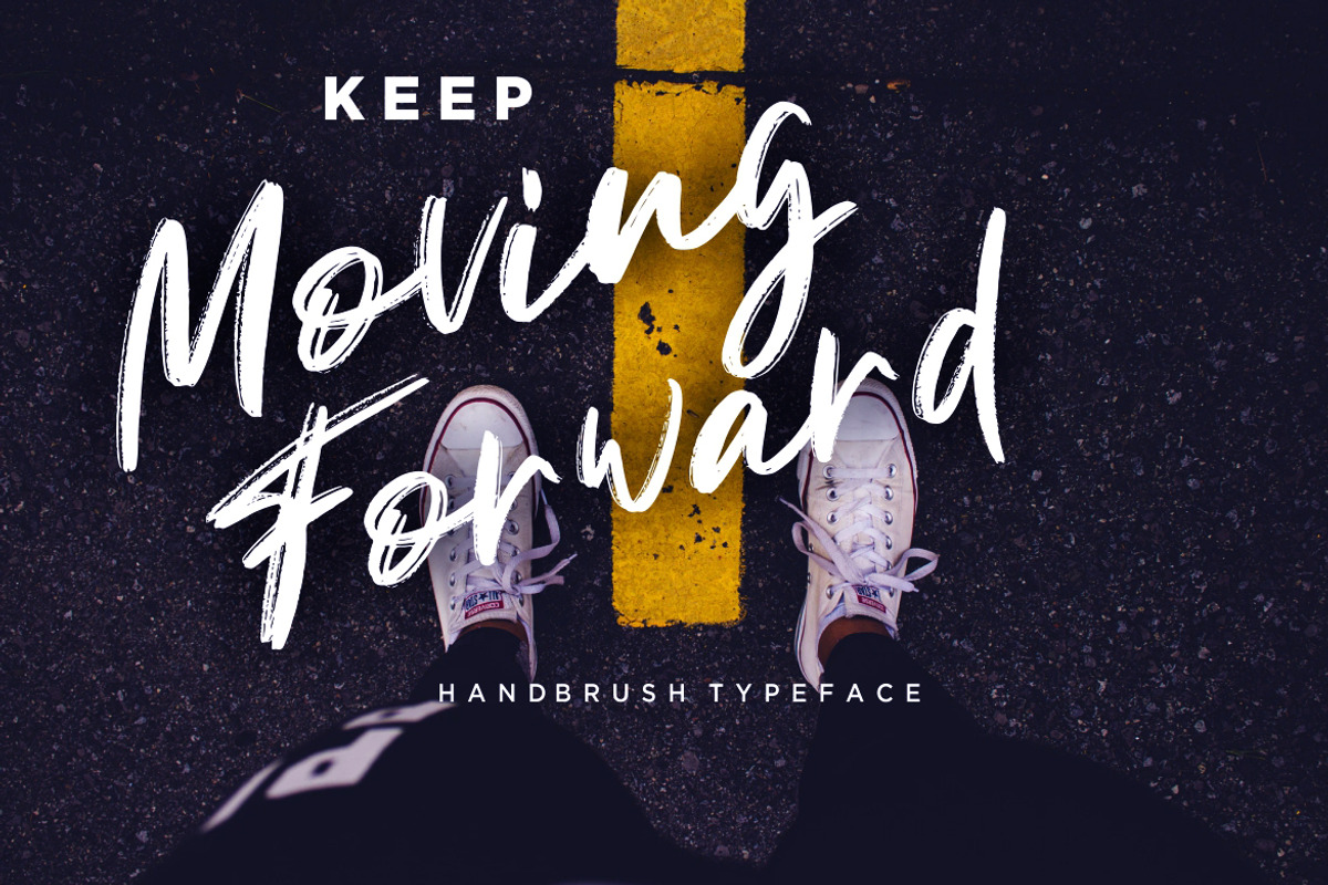 Gondala Handbrush Advertisement Font preview 3