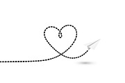 Paper Airplane Heart SVG Bundle, an Illustration by jahid234 (Thumbnail 4 of 31)