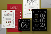 White Hand Drawn Wedding Invitation, an Invitation Template by graphicook (Thumbnail 2 of 3)