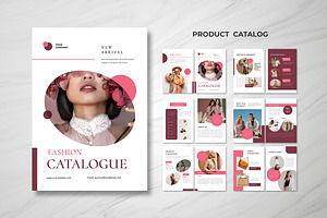 Pink Fashion Project Catalog, a Brochure Template by UICreative