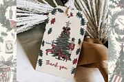 Christmas Vintage Whimsical  Clipart, an Illustration by BigCakeBee (Thumbnail 3 of 4)