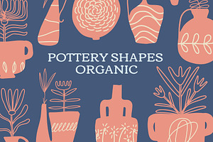 224 POTTERY CLIPART - HAND DRAWN