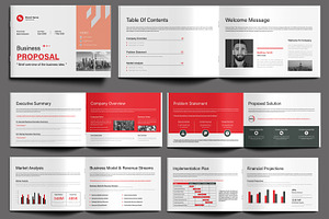 Professional Business Proposal, a Brochure Template by MightyDesign